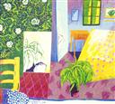 Arles, dessus de lit jaune, bienvenue Gauguin